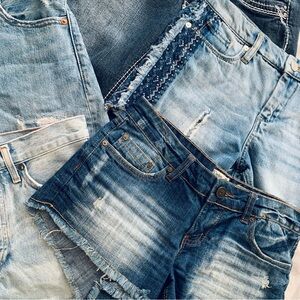 Denim Shorts and Capri Bundle -